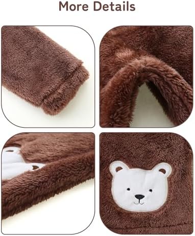 Unisex Baby Fleece Jacket Winter Sherpa Lined Hoodie - Image 5