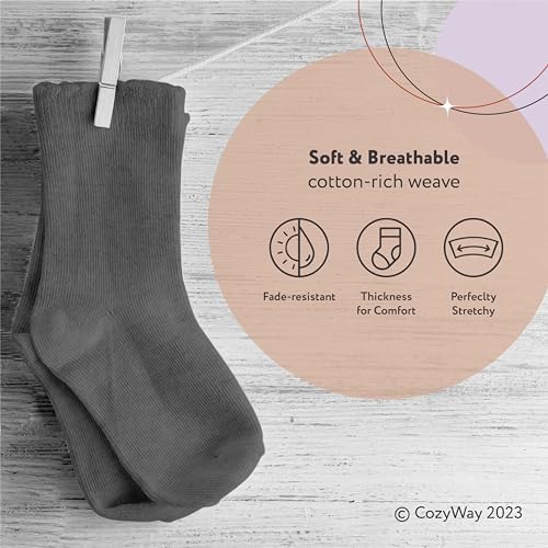 CozyWay Baby & Toddler Socks Ankle Comfy Cotton Socks - Image 4