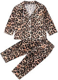 Kids Baby Girl Boy Satin Pajamas Set Button Down Sleep Shirt Top+Long Pants by SAYOO-Alljustforkids