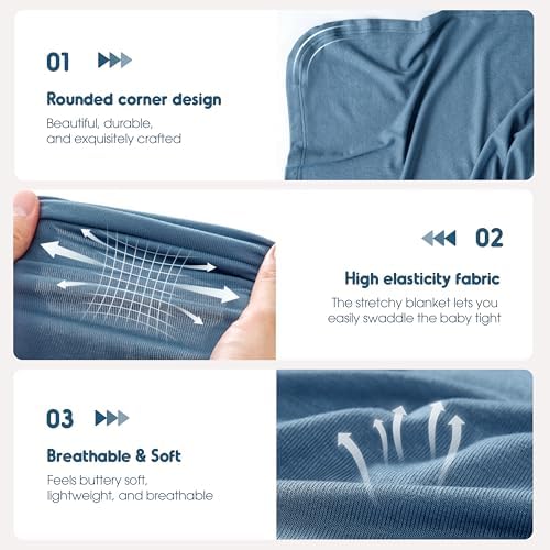 GRSSDER 2 Set Newborn Swaddle Blanket - Image 4