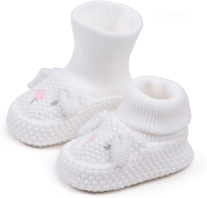 Newborn Baby Boys Girls Cozy Warm Booties Infant Cute Cartoon Knit Soft Socks by Unknown