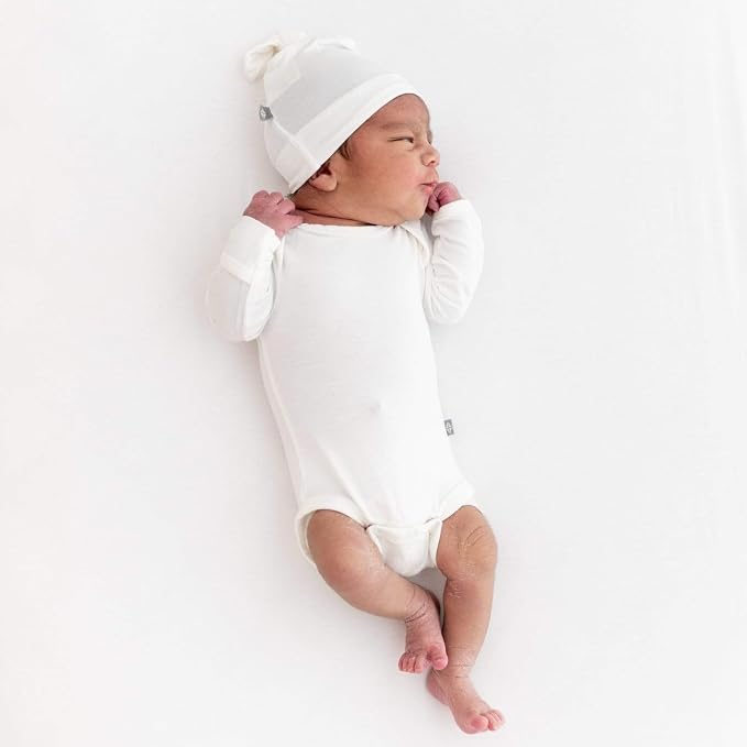 KYTE BABY Unisex Bamboo Rayon Baby Beanie Soft Knotted Cap - Image 3