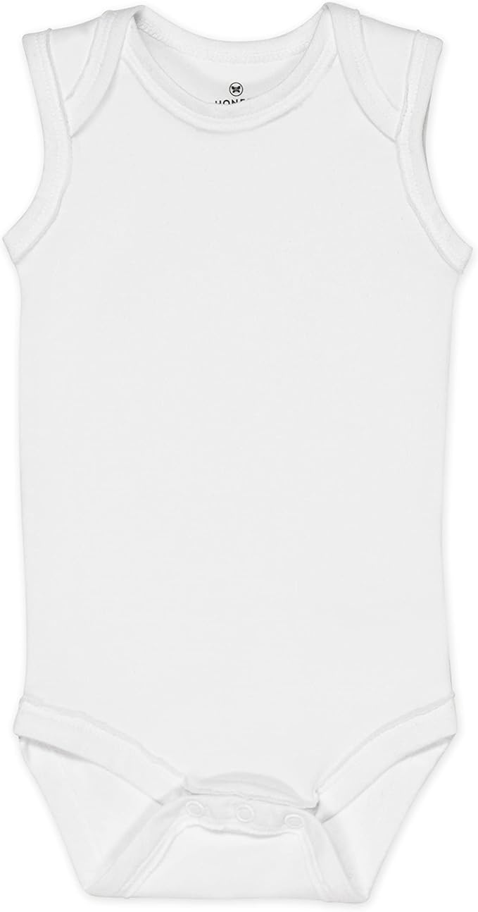 HonestBaby baby-boys Sleeveless Bodysuits One-piece 100% Organic Cotton - Image 5