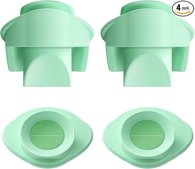 4pcs Duckbill Valves Compatible with Wearable Elvie Breast Pump,for Elvie Breast Pump Replacement Accessories, Silicone BPA Free, Breastfeeding Replacement Parts