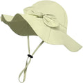 Baby Girl Sun Hat with UPF 50+ Outdoor Adjustable Beach Hat with Wide Brim by DANMY