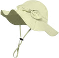 Baby Girl Sun Hat with UPF 50+ Outdoor Adjustable Beach Hat with Wide Brim by DANMY