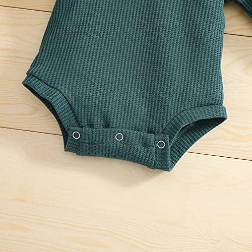 Thorn Tree Newborn Unisex Baby Clothes Set Hooded Long Sleeve Bodysuit Stretchy - Image 5