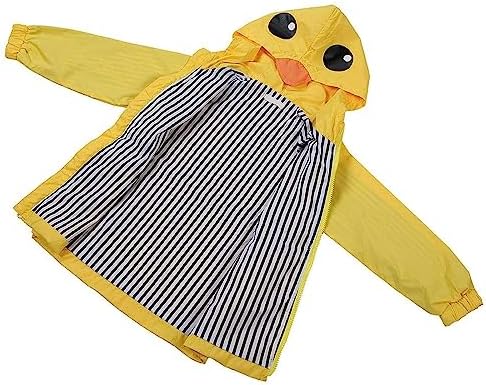 Toddler Baby Boy Girl Duck Rain Jacket Cute Cartoon Yellow Raincoat Hoodie Kids - Image 6