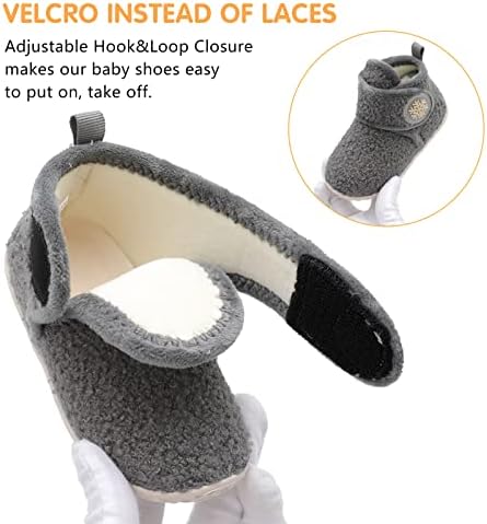 FEETCITY Baby Booties Girls Boys Infant Slippers First Walkers Shoes Warm Socks - Image 4