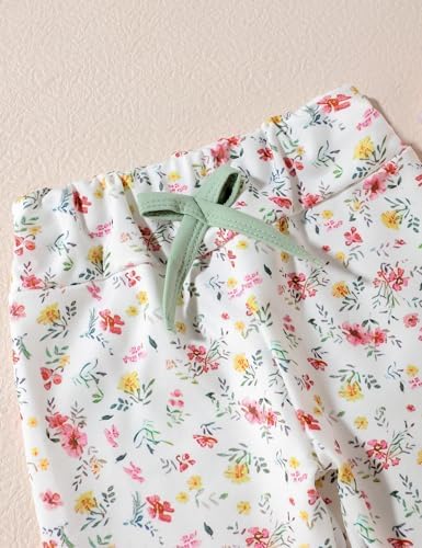 oklady Baby Girl Clothes, Hoodie Tops Floral Pant - Image 5