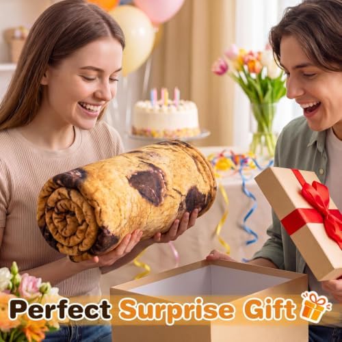 SeaRoomy Chocolate Cookie Blanket, Funny Food Throw Blanket - Image 3