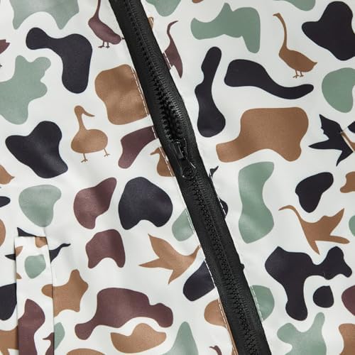 Toddler Baby Boy Camo Hoodie Windbreaker Zip Up Long Sleeve Hooded Camouflage - Image 5