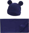 Unisex Baby Swaddle Wrap with Hat Set by Exemaba