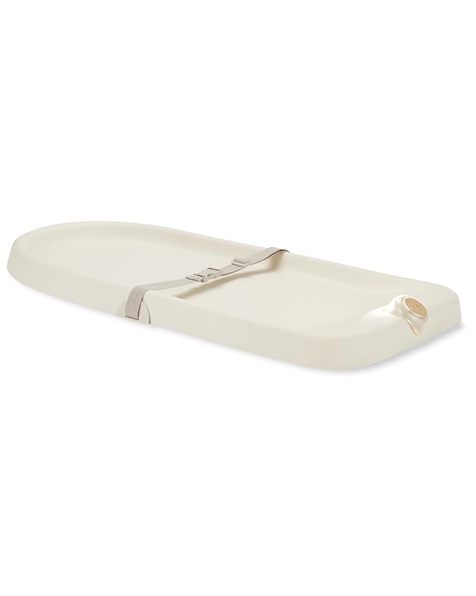 Skip Hop Baby Changing Pad Nursery Style Light-Up Wipeable and Contoured with Cushioned Foam Fits Standard Changing Tables Oat