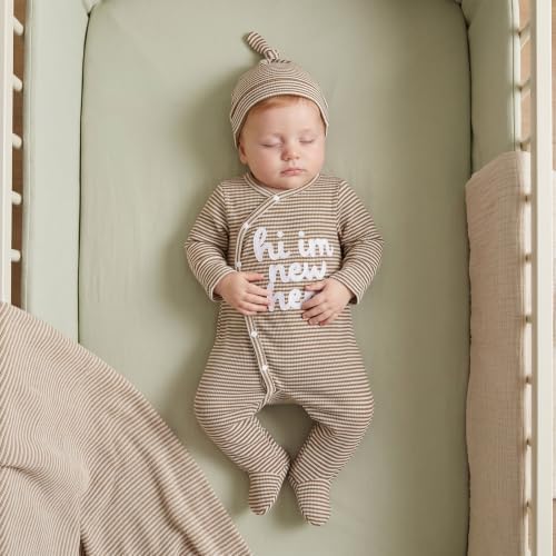 Kuriozud Newborn Baby Boy Going Home Outfit Kimono Romper - Image 2
