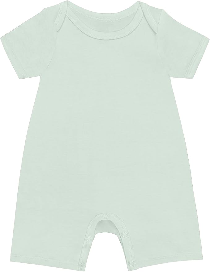GUISBY Baby Rayon Romper Pajamas, 0-24M | Silky Soft Feel，Snap Closure，Footless by GUISBY