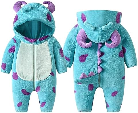 Fall Baby Clothes Newborn Boy Girl Hoodie Romper Long Sleeve Jumpsuit Winter - Image 2