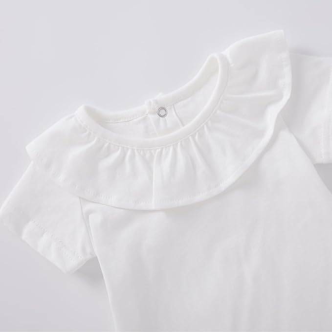 pureborn Baby Romper Bodysuits 2-Pack Unisex Soft Cotton One-Piece Outfit - Image 4