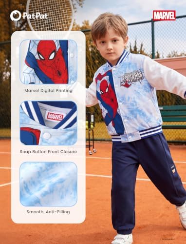 Disney Bomber Jacket Spider Man Marvel Toy Story Cars Varsity Cardigan2-13Y - Image 6