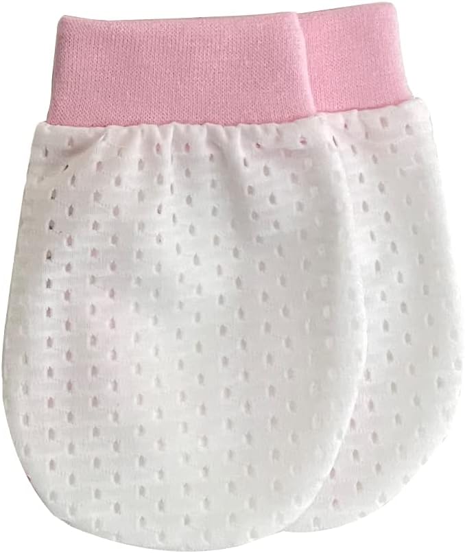 Cute Boys Girls Cotton No Scratch Gloves Drawstring Adjustable Mittens - Image 6