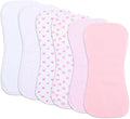 6 Pack Cotton Baby Burp Cloths Extra Absorbent Soft by Gelisite