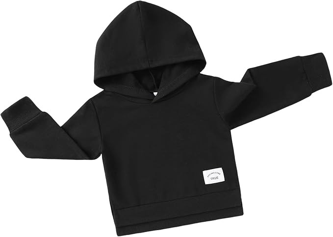 Happy Town Toddler Baby Boy Girl Sweatshirt Hoodie Pullover Fall Outfits Solid by HappyTown