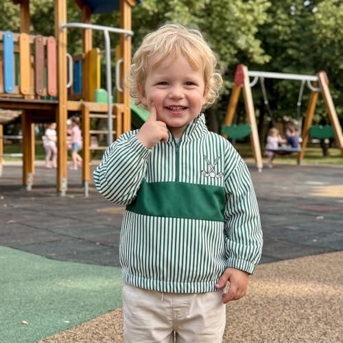 Baby Boy Jacket Toddler Golf Clothes Long Sleeve Lapel Button Down Top Infant - Image 4