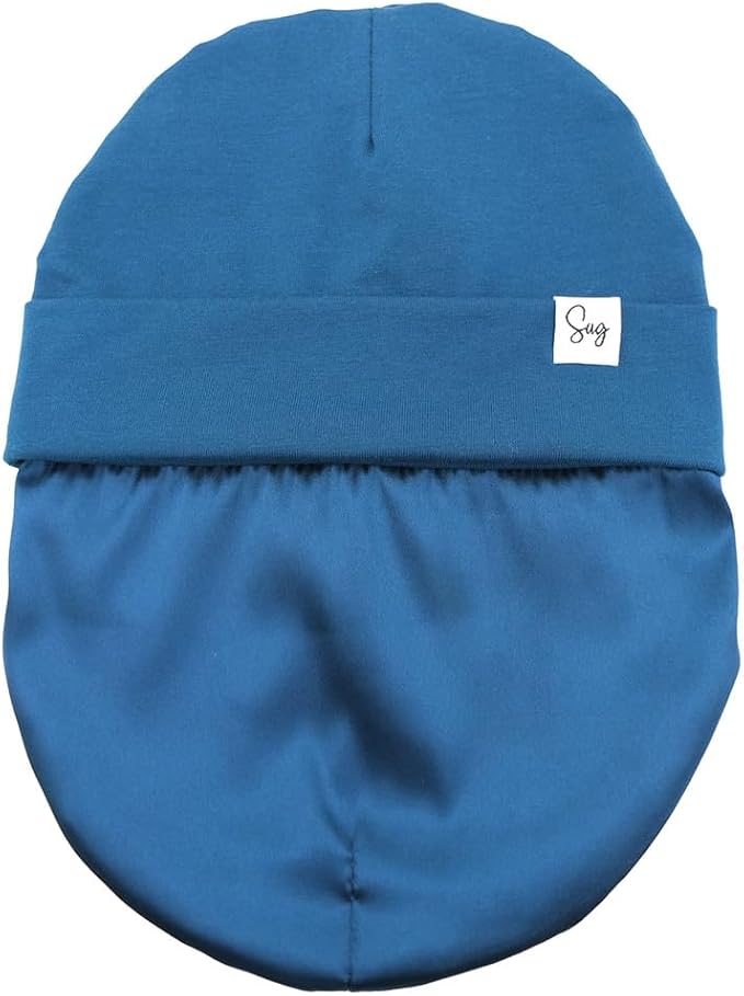 Jersey Beanie Hat for Newborn Baby Boys Girls Silky Satin Lined Hats Bonnet - Image 7