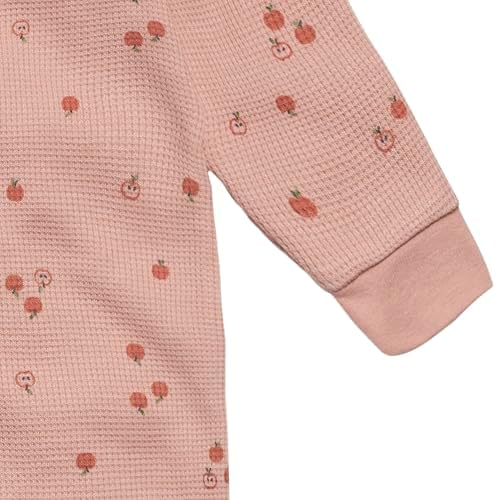 Modern Moments by Gerber Baby Henley Waffle Knit Romper - Image 3