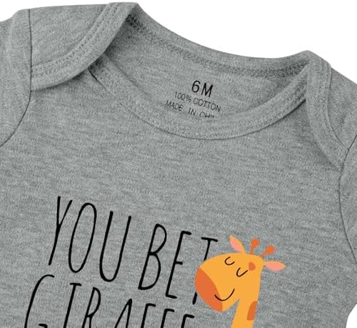 listery Funny Baby Clothes Boy Cute Giraffe Baby Funny Newborn - Image 2