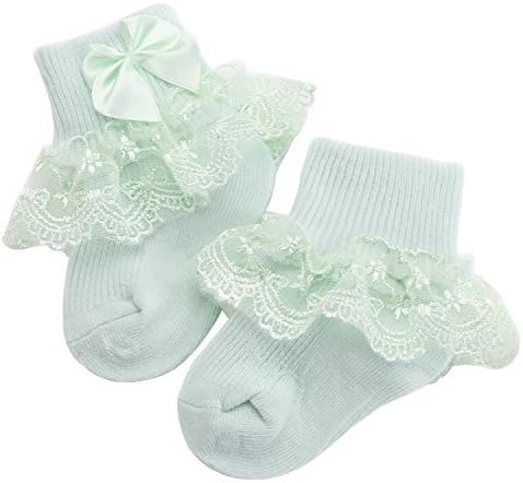 PrinceSasa Little Baby Girl Princess Lace Ruffles Socks Set - Image 8