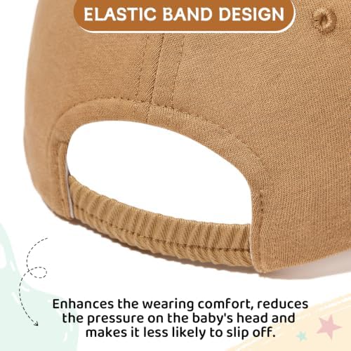 Durio Baby Baseball Cap UPF 50+ Infant Sun Hat Elastic Back 0-12 Months - Image 3