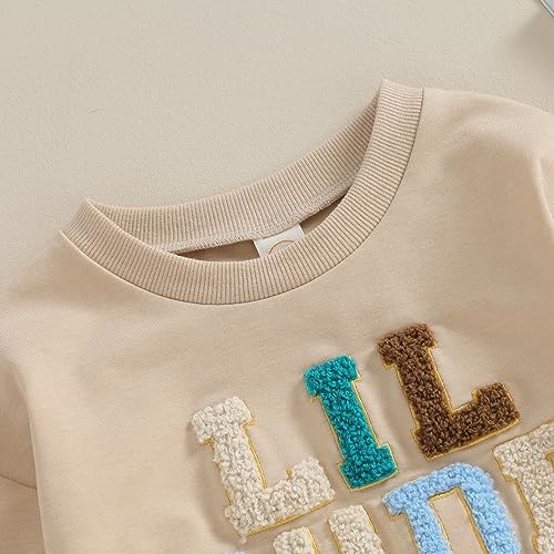 VISGOGO Newborn Infant Baby Boy Oversized Romper Sweater Bodysuits Coming Home - Image 5