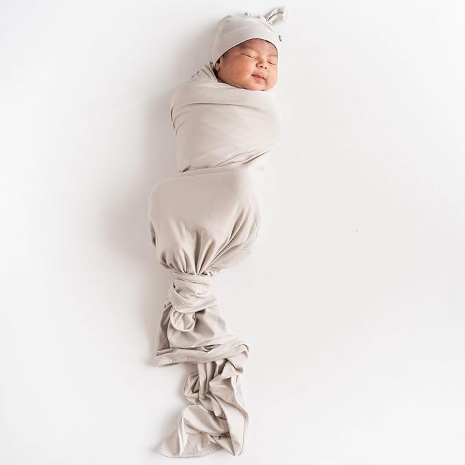KYTE BABY Unisex Bamboo Rayon Baby Beanie Soft Knotted Cap - Image 3