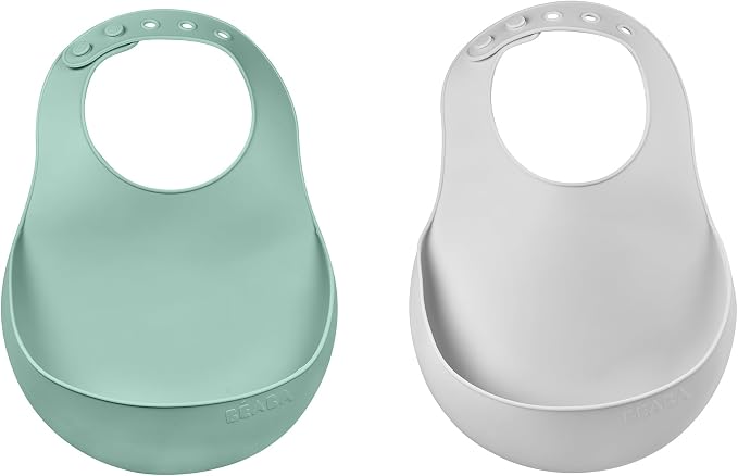 Beaba Silicone Baby Bib, Baby Bibs by BEABAUSA