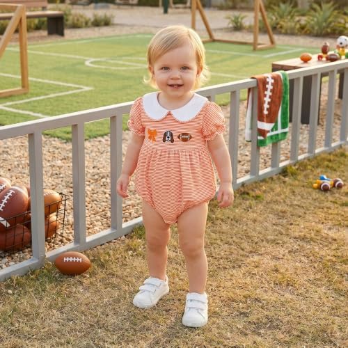 Baby Boy Girl Bubble Romper Short Sleeve Collar Summer Bodysuit - Image 2