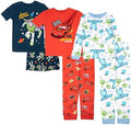 Disney Unisex Kids' 6-piece Snug-fit Cotton Matching Comfortable Pajama Set by Disney