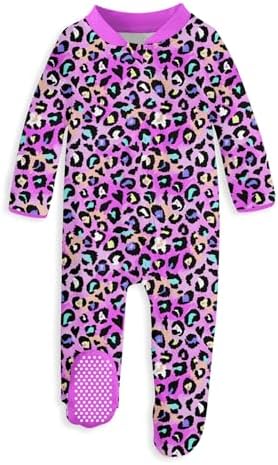 uideazone Baby Girls Footed Pajamas, Zip Sleeper by uideazone