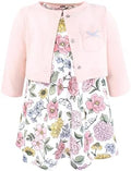 Hudson Baby Infant and Toddler Girls Cotton Dress and Cardigan Set by HudsonBaby