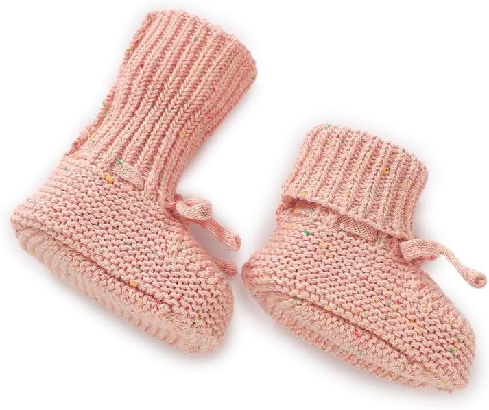 LAWKUL Baby Booties Newborn Babe First Walkers Non-Slip Stay On Boots Crib - Image 5