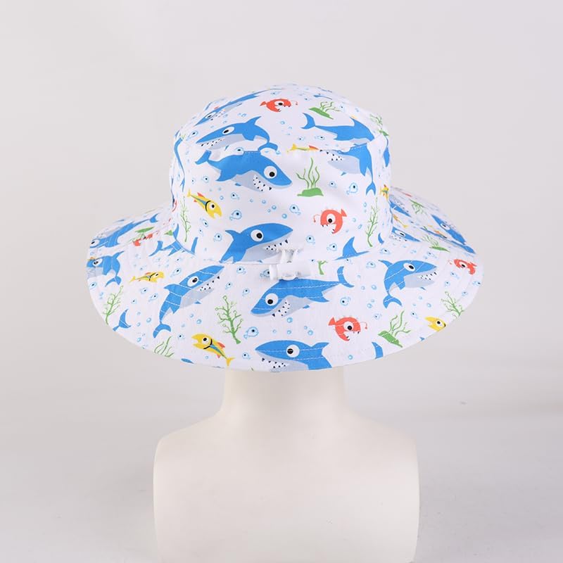 LANGZHEN Sun Protection Hat for Kids Toddler Boys Girls Wide Brim Summer - Image 4