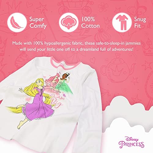 Disney Unisex Kids' 6-piece Snug-fit Cotton Matching Comfortable Pajama Set - Image 3