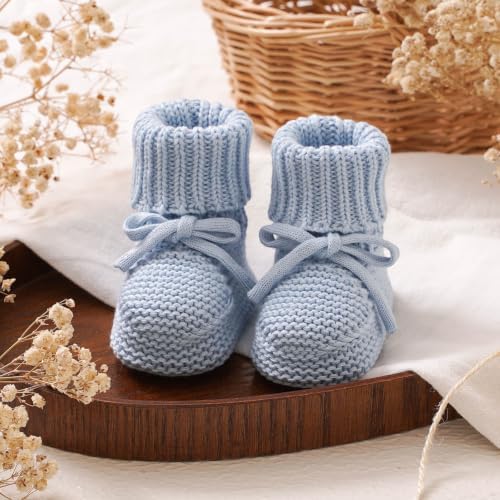 Hadetoto Baby Headband and Booties Set, 100% Organic Cotton - Image 6