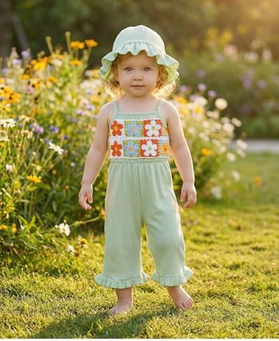 XUANHAO Baby Girl Clothes Infant Rompers Toddler Girls Summer Outfits 3M-3T - Image 2