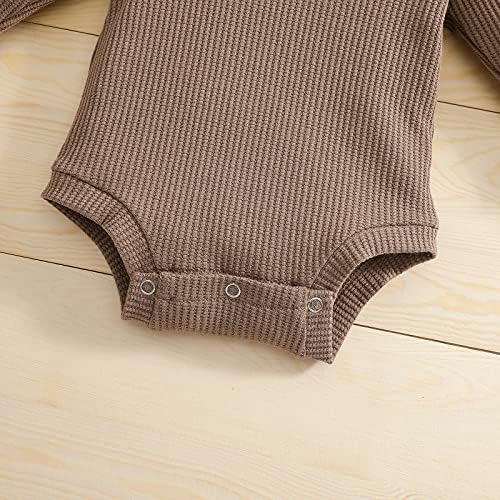 Thorn Tree Newborn Unisex Baby Clothes Set Hooded Long Sleeve Bodysuit Stretchy - Image 4