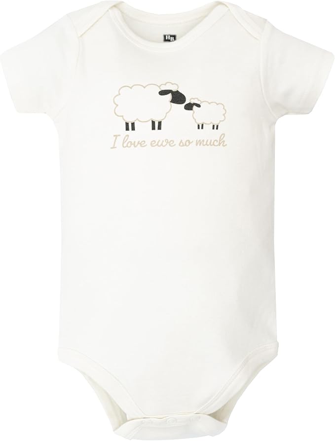 Hudson Baby Unisex Baby Cotton Bodysuits 5-Pack - Image 5