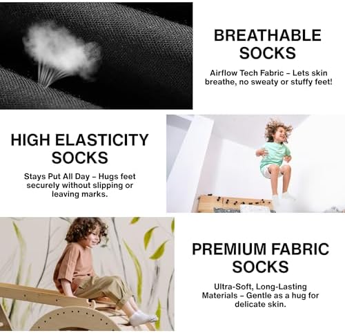 GENTABY Toddler Socks 25 Pairs Kids Ankle Socks - Image 6