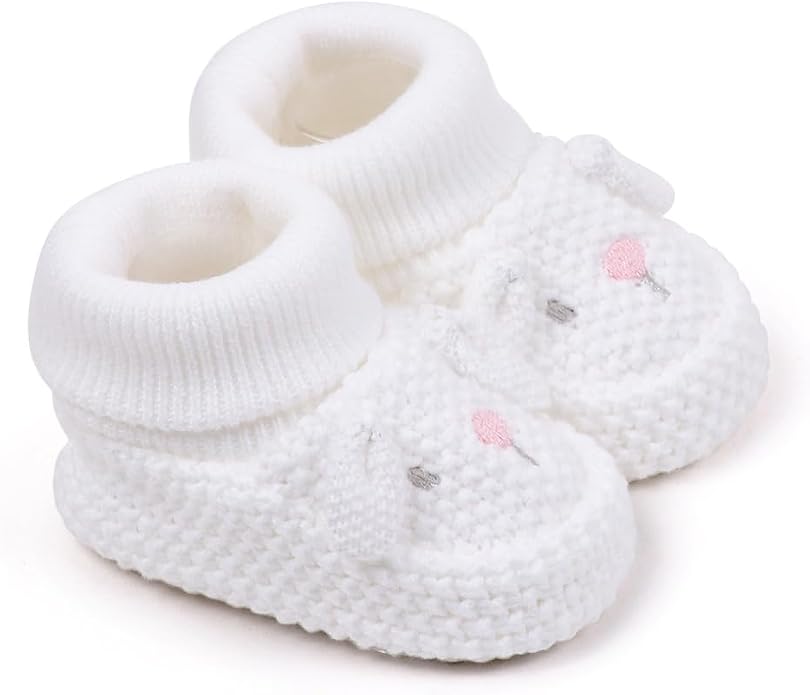 Infant Baby Boys Girls Knitted Booties Soft Cute First Walking Socks Shoes | by WaiHeikki