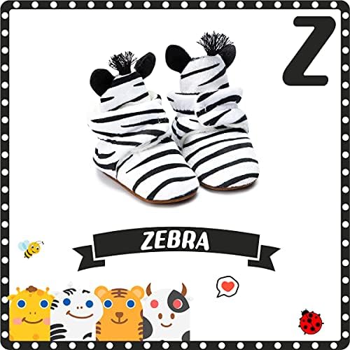 HsdsBebe Unisex Newborn Baby Cotton Booties Non-Slip Sole - Image 4