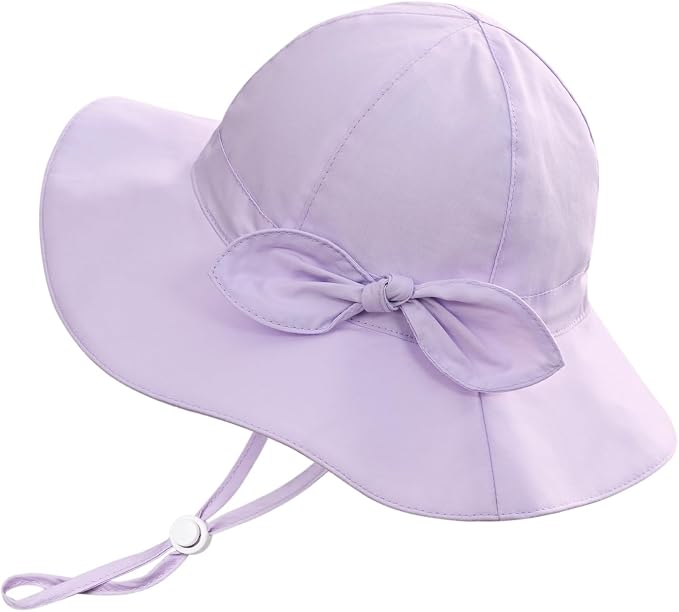 Baby Girl Sun Hat Kids Summer Beach Wide Brim Hats Toddler Bucket Hat by Weradau